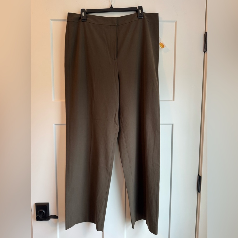Talbots Classic Brown Straight Leg Pants